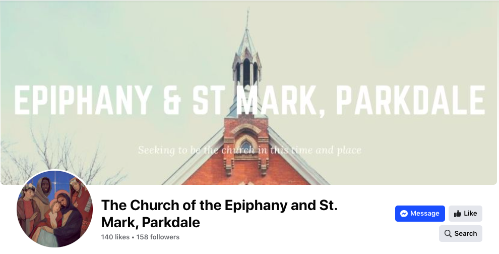 Epiphany and St Mark Facebook banner