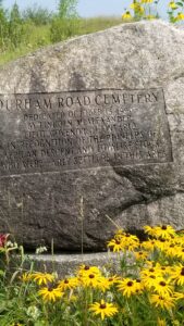 Image of the memorial boulder